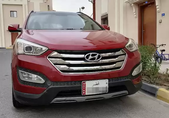 مستعملة Hyundai Santa Fe للإيجار في الدوحة #21786 - 1  صورة 