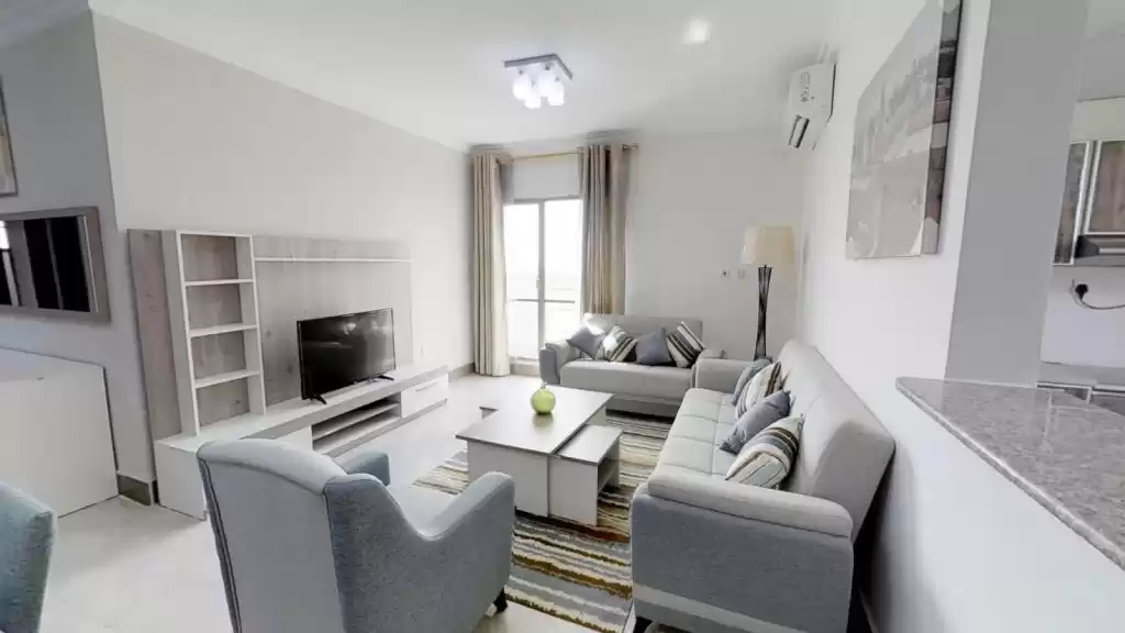 Residencial Listo Propiedad 3 dormitorios F / F Apartamento  alquiler en al-sad , Doha #10371 - 1  image 