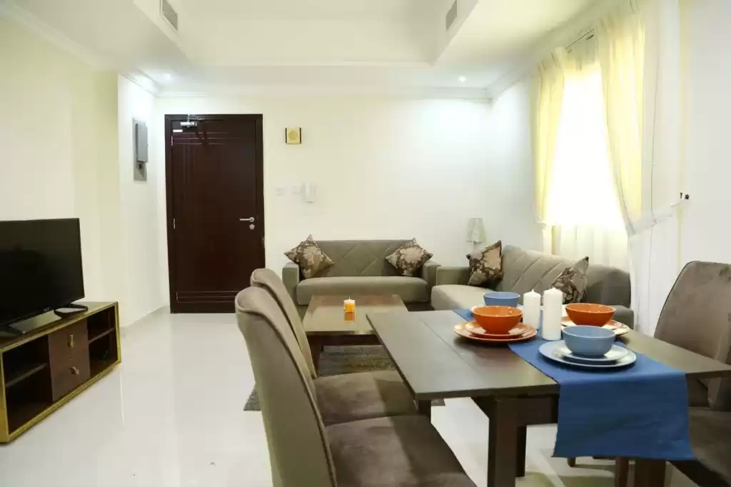 住宅 就绪物业 1 间卧室 楼/楼 公寓  出租 在 萨德 , 多哈 #10713 - 1  image 
