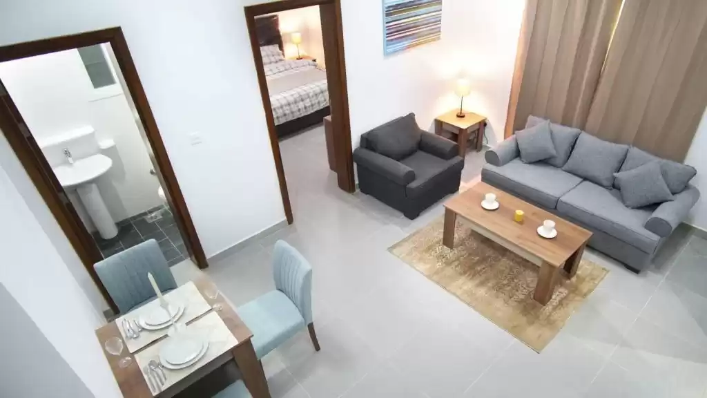 住宅 就绪物业 1 间卧室 楼/楼 公寓  出租 在 萨德 , 多哈 #10783 - 1  image 