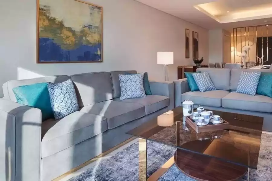 Residencial Listo Propiedad 2 dormitorios F / F Apartamento  alquiler en al-sad , Doha #10825 - 1  image 