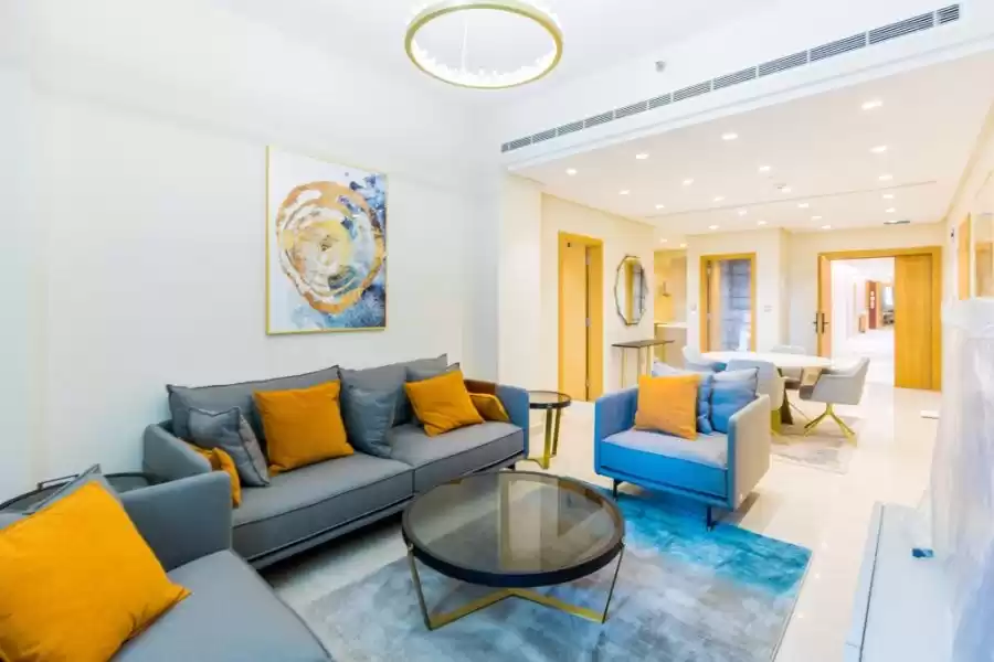Résidentiel Propriété prête 2 chambres F / F Appartement  a louer au Al-Sadd , Doha #11384 - 1  image 