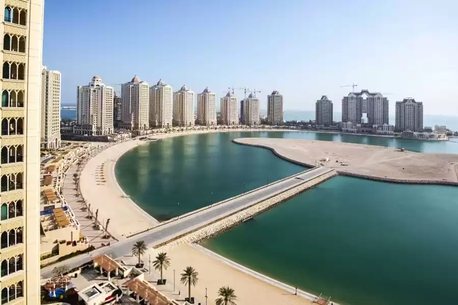 Wohn Klaar eigendom 2 Schlafzimmer F/F Wohnung  zu vermieten in Al Sadd , Doha #11420 - 1  image 