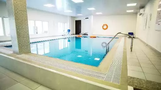 Wohn Klaar eigendom 1 Schlafzimmer S/F Wohnung  zu vermieten in Doha #11444 - 1  image 