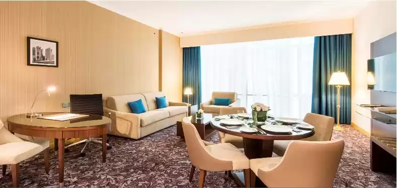 Residential Ready Property 1 Bedroom F/F Apartment  for rent in Doha #11575 - 1  image 