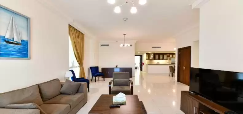Résidentiel Propriété prête 1 chambre F / F Appartement  a louer au Al-Sadd , Doha #11593 - 1  image 
