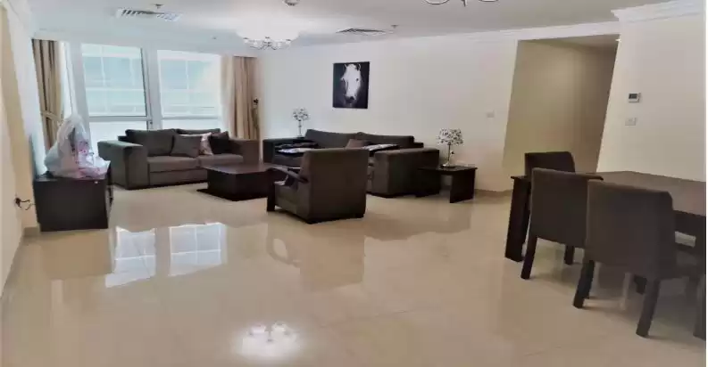 Wohn Klaar eigendom 3 Schlafzimmer F/F Wohnung  zu vermieten in Al Sadd , Doha #11679 - 1  image 