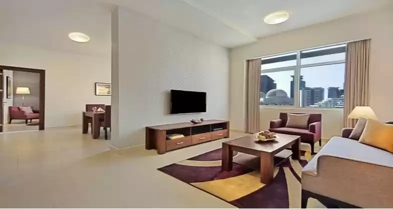 Wohn Klaar eigendom 2 Schlafzimmer F/F Wohnung  zu vermieten in Al Sadd , Doha #11754 - 1  image 