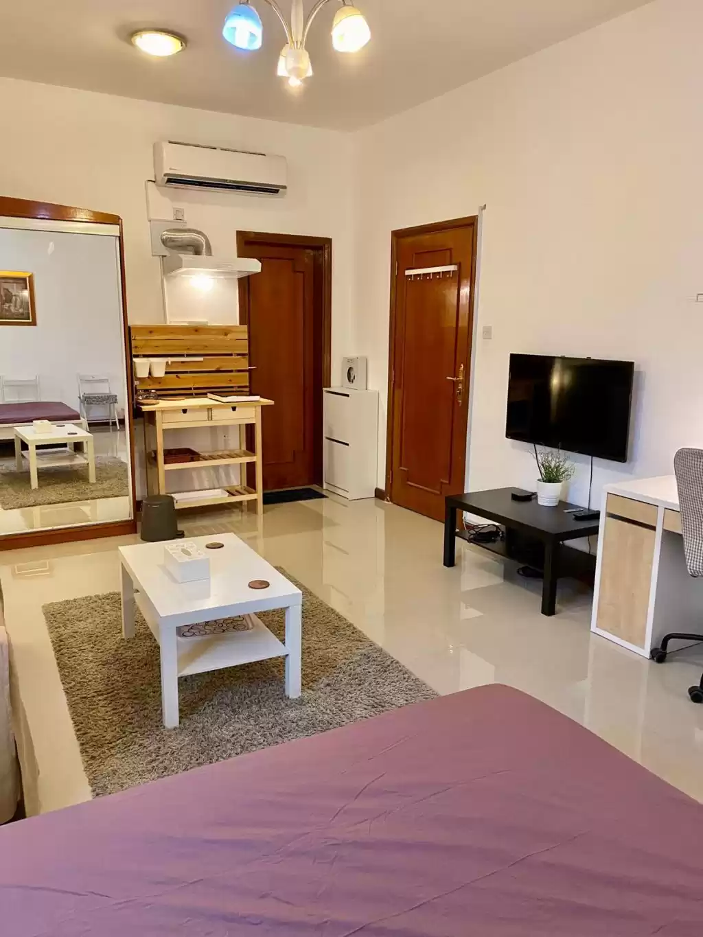 Residential Ready Property Studio F/F Apartment  for rent in Al Sadd , Doha #12742 - 1  image 