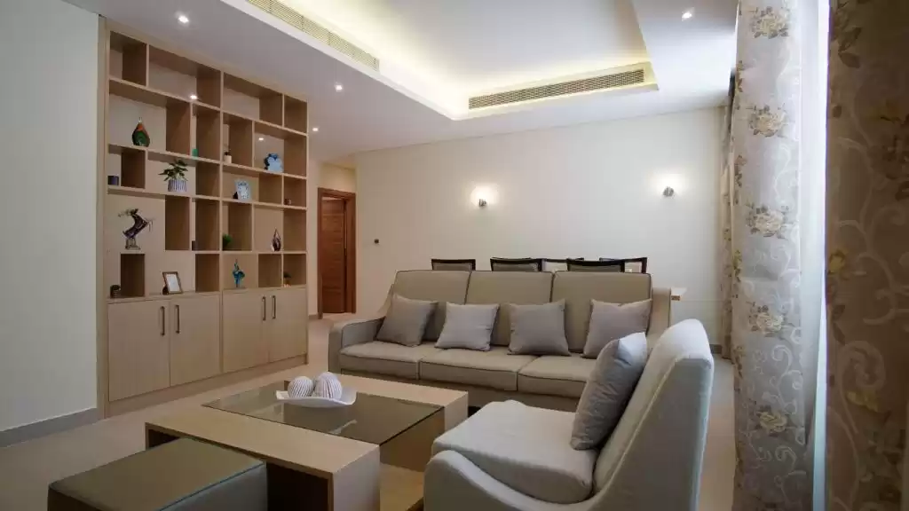 住宅 就绪物业 3 间卧室 楼/楼 公寓  出租 在 萨德 , 多哈 #13440 - 1  image 