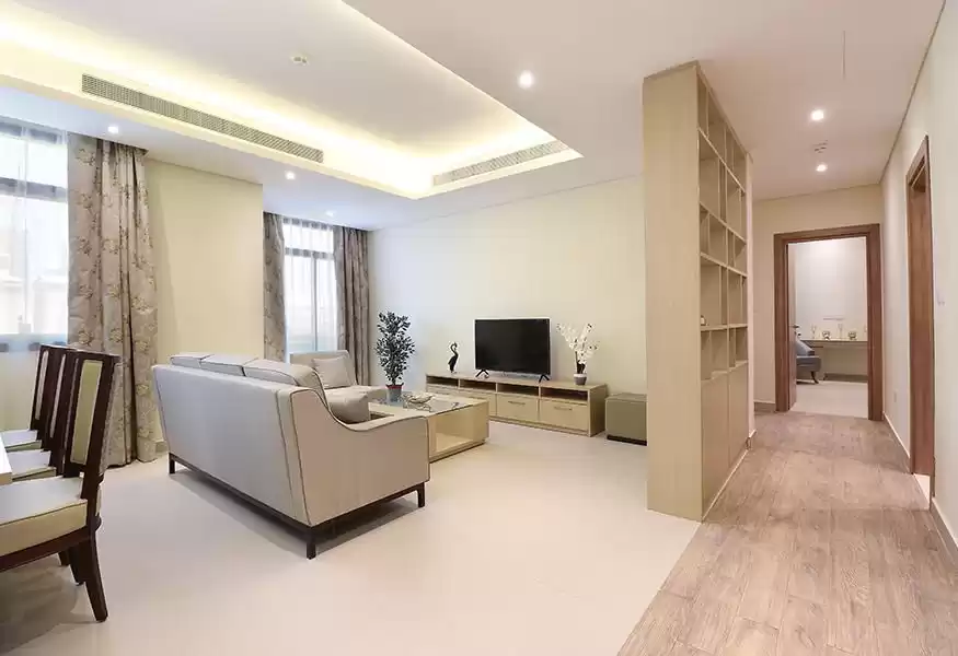 سكني عقار جاهز 2 غرف  مفروش شقة  للإيجار في السد , الدوحة #13475 - 1  صورة 