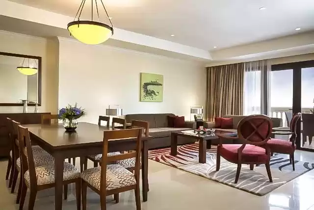 Wohn Klaar eigendom 1 Schlafzimmer F/F Wohnung  zu vermieten in Al Sadd , Doha #13571 - 1  image 