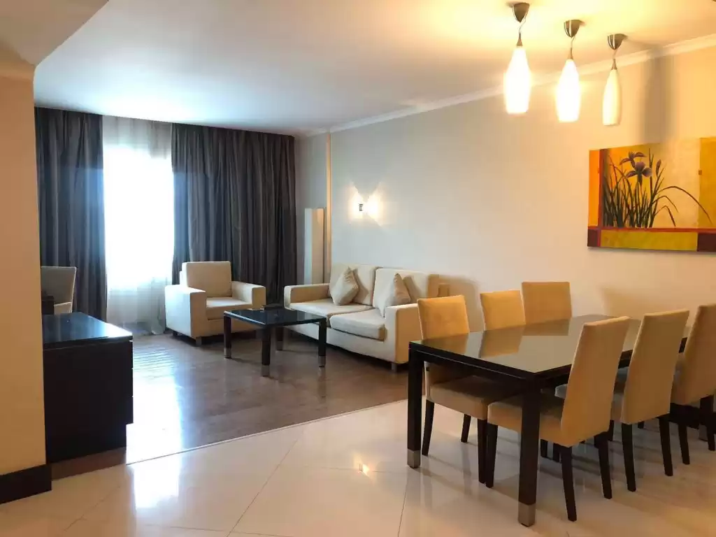 yerleşim Hazır Mülk 3 yatak odası F/F Apartman  kiralık içinde Al Sadd , Doha #14515 - 1  image 