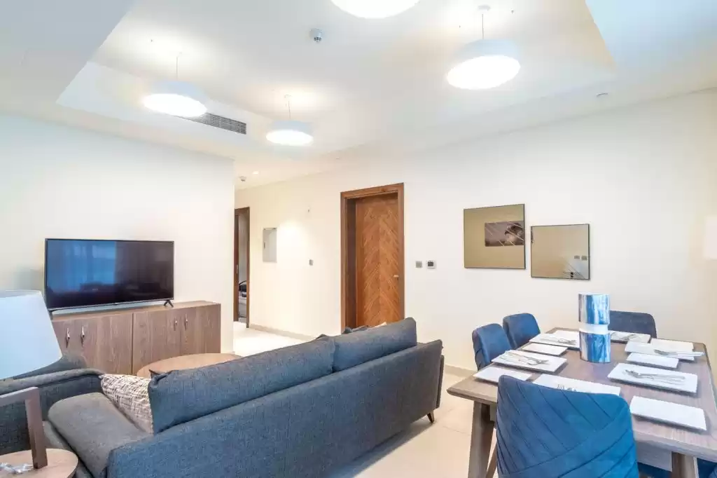 yerleşim Hazır Mülk 3 yatak odası F/F Apartman  kiralık içinde Al Sadd , Doha #14777 - 1  image 