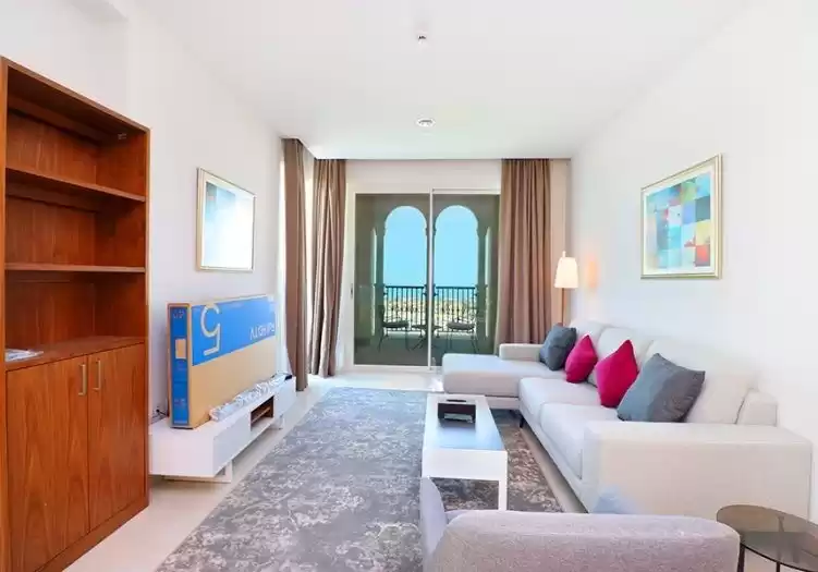 yerleşim Hazır Mülk 1 yatak odası F/F Apartman  kiralık içinde Al Sadd , Doha #15436 - 1  image 