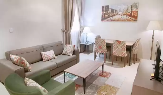 住宅 就绪物业 1 间卧室 楼/楼 公寓  出租 在 萨德 , 多哈 #15734 - 1  image 