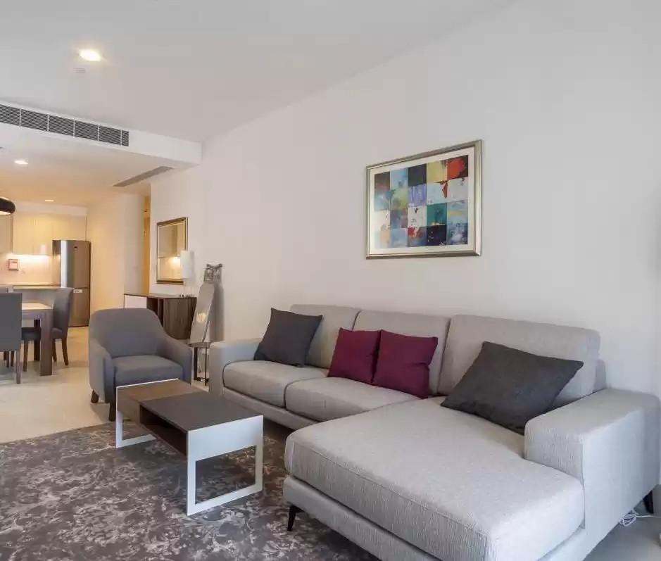 Residencial Listo Propiedad 1 dormitorio F / F Apartamento  alquiler en al-sad , Doha #16372 - 1  image 
