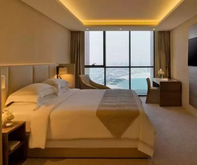 Residential Ready Property Studio F/F Hotel Apartments  for rent in Al Sadd , Doha #16479 - 1  image 