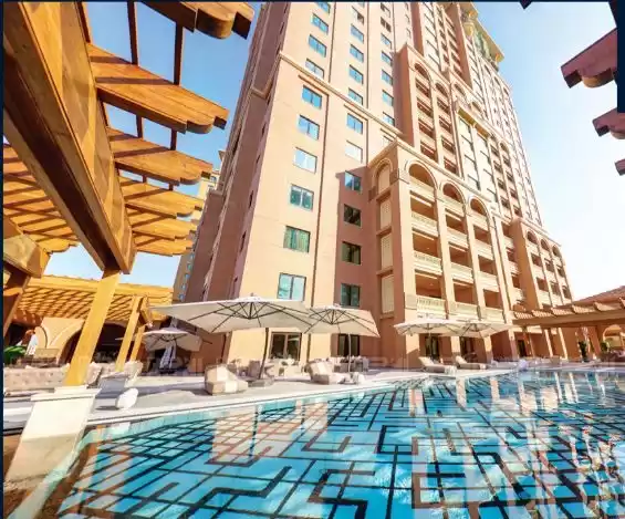 Résidentiel Propriété prête 1 chambre S / F Appartement  a louer au Al-Sadd , Doha #16653 - 1  image 