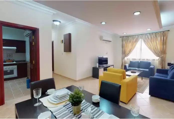 住宅 就绪物业 3 间卧室 楼/楼 公寓  出租 在 萨德 , 多哈 #16673 - 1  image 