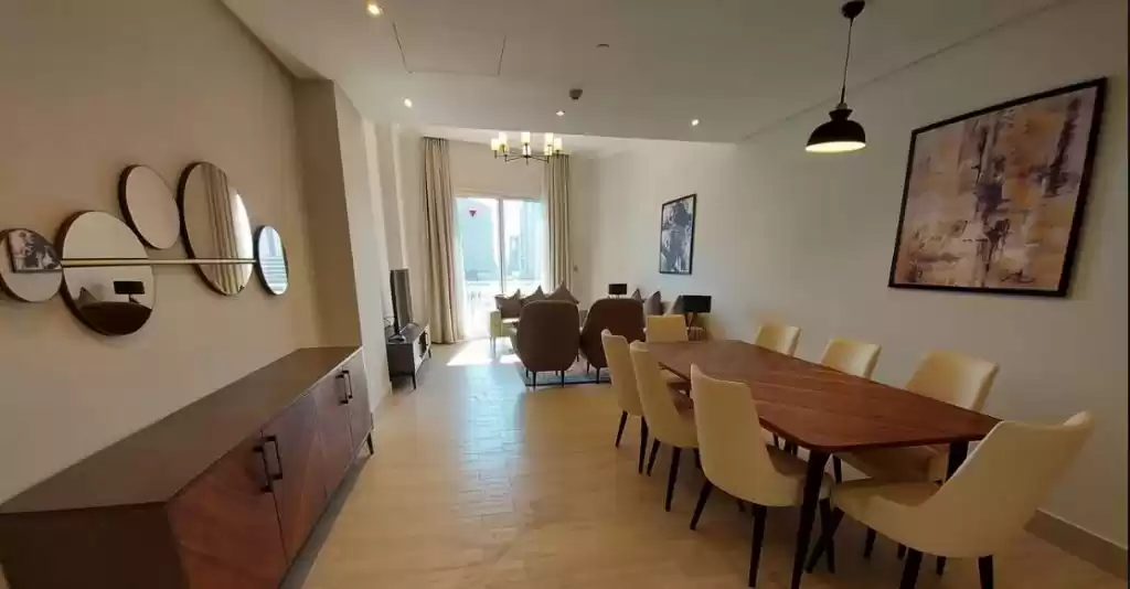 Mixte Utilisé Propriété prête 3 chambres F / F Appartement  a louer au Al-Sadd , Doha #18209 - 1  image 