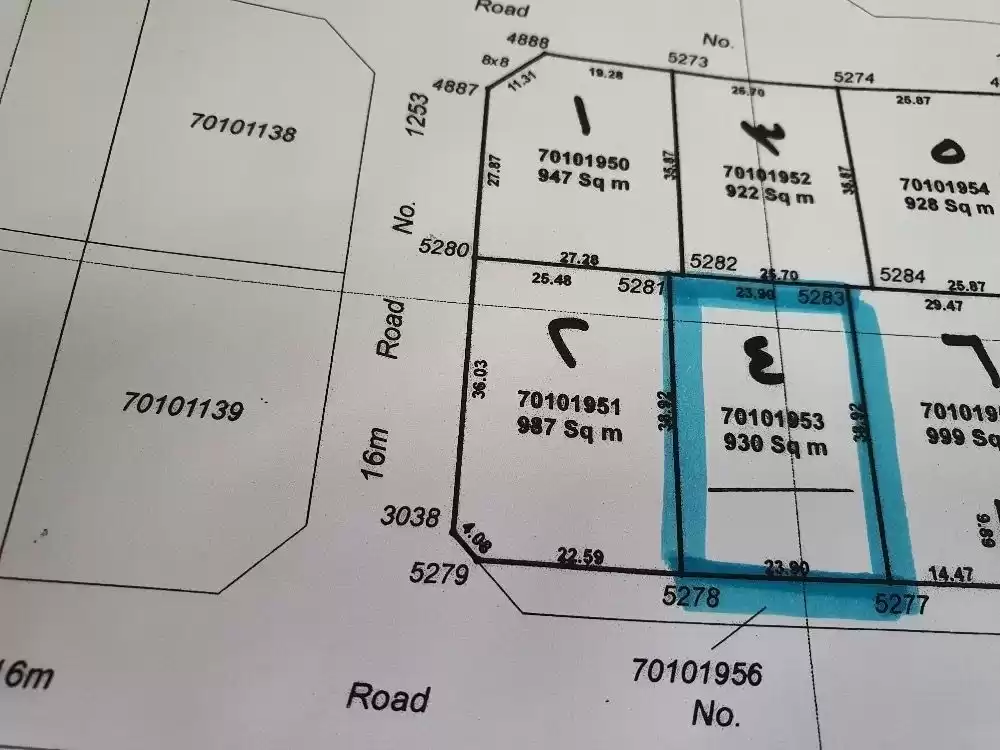 أرض عقار جاهز ارض متعددة الاستعمالات  للبيع في الدوحة #19052 - 1  صورة 