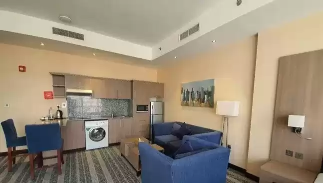 Residential Ready Property Studio F/F Hotel Apartments  for rent in Al Sadd , Doha #19119 - 1  image 