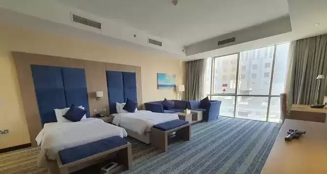 Residential Ready Property Studio F/F Hotel Apartments  for rent in Al Sadd , Doha #19155 - 1  image 