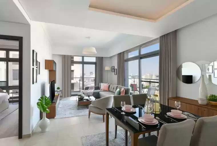 Wohn Klaar eigendom 1 Schlafzimmer F/F Wohnung  zu verkaufen in Doha #20362 - 1  image 