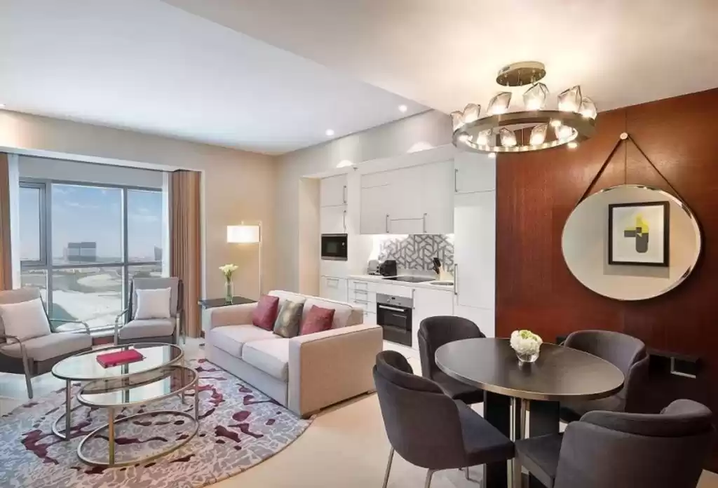 Résidentiel Propriété prête 2 chambres F / F Appartement  a louer au Al-Sadd , Doha #20417 - 1  image 