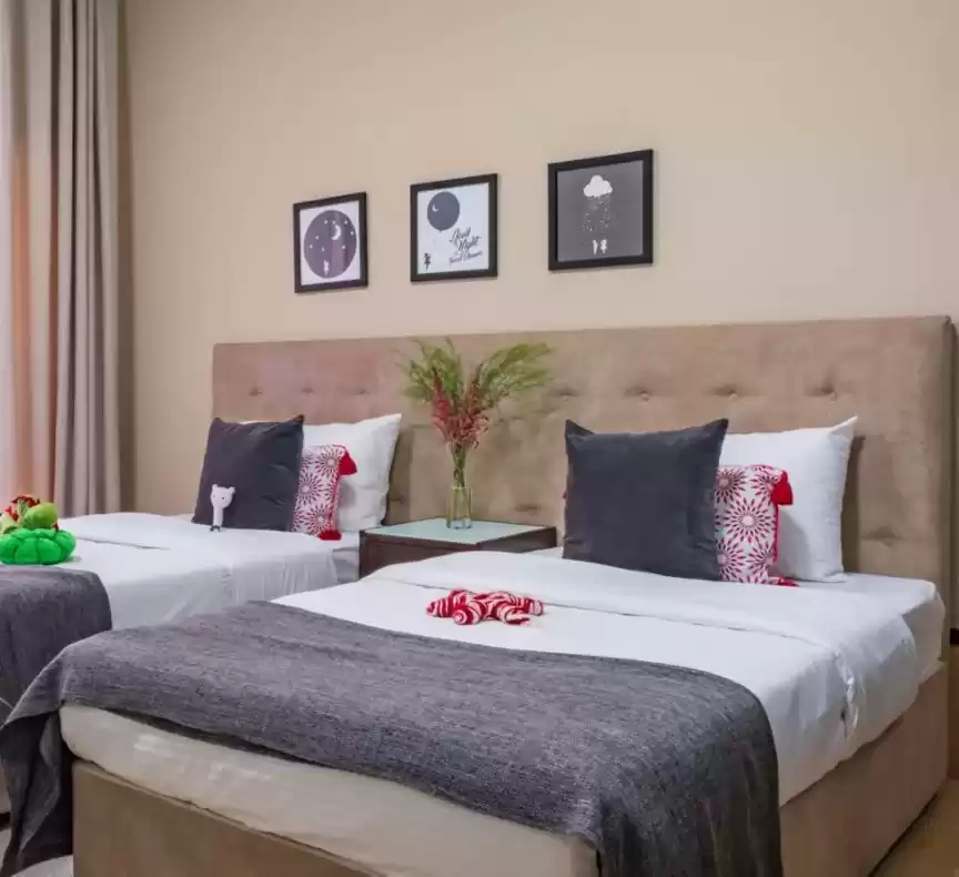 yerleşim Hazır Mülk 3 yatak odası F/F Apartman  kiralık içinde Al Sadd , Doha #20542 - 1  image 