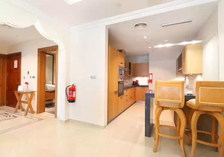 Wohn Klaar eigendom 1 Schlafzimmer F/F Wohnung  zu vermieten in Doha #20563 - 1  image 