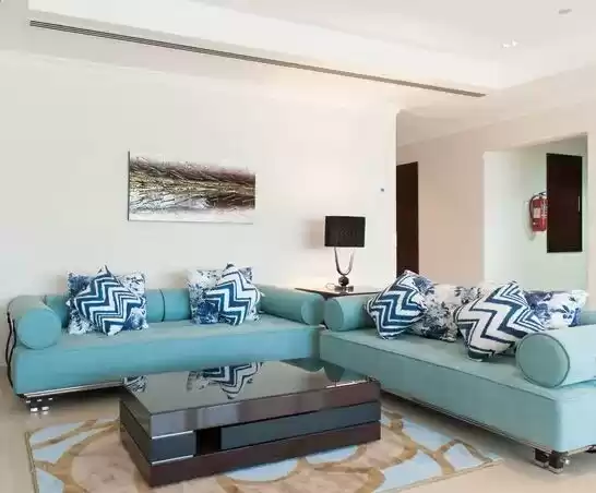 住宅 就绪物业 2 间卧室 楼/楼 公寓  出租 在 萨德 , 多哈 #20627 - 1  image 