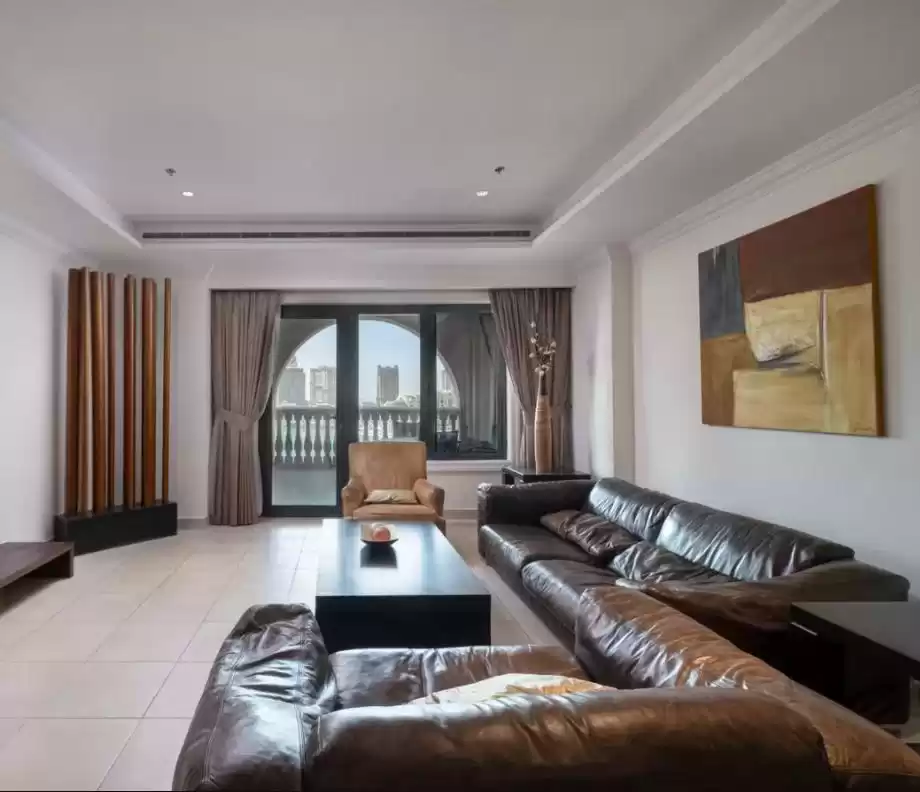 Residencial Listo Propiedad 1 dormitorio F / F Apartamento  alquiler en al-sad , Doha #20652 - 1  image 