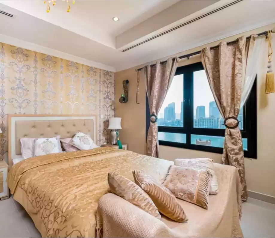 住宅 就绪物业 1 间卧室 楼/楼 公寓  出租 在 萨德 , 多哈 #20755 - 1  image 
