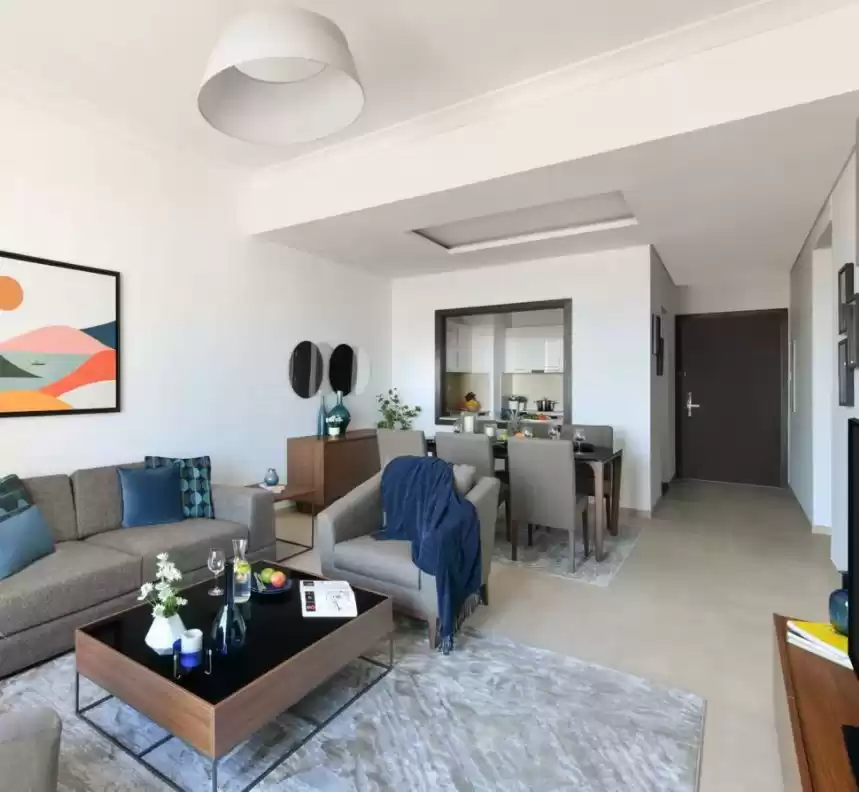 yerleşim Hazır Mülk 2 yatak odası F/F Apartman  kiralık içinde Al Sadd , Doha #21109 - 1  image 