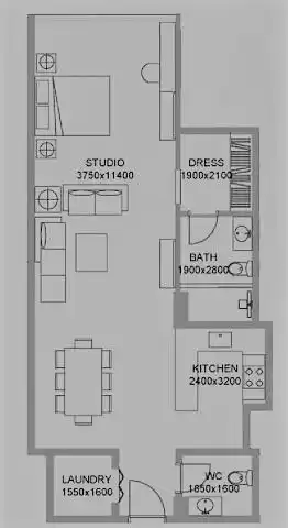 Жилой вне плана 1 спальня Ж/Ж Квартира  продается в Аль-Садд , Доха #21207 - 1  image 