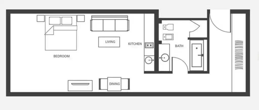 Mezclado utilizado Off Plan Estudio S / F Apartamento  venta en al-sad , Doha #21352 - 1  image 