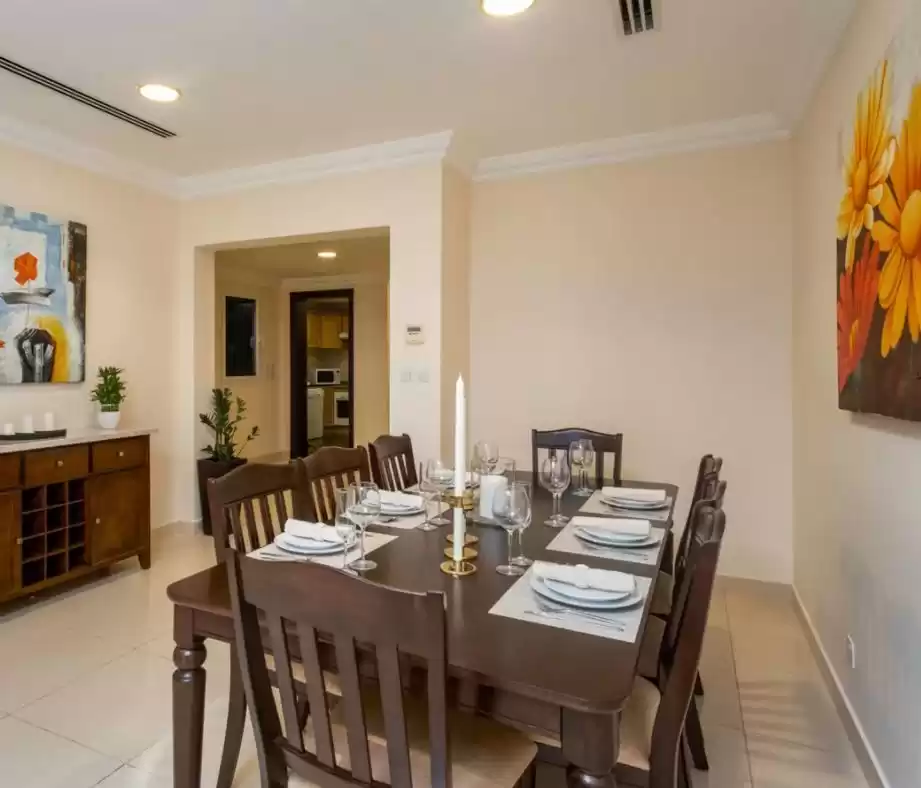 Residential Ready Property 3 Bedrooms F/F Apartment  for rent in Al Sadd , Doha #21671 - 1  image 