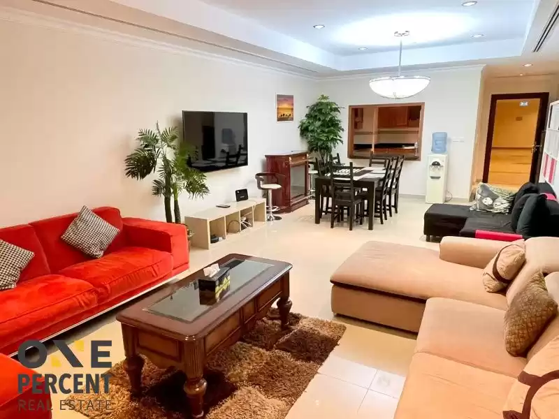 yerleşim Hazır Mülk 1 yatak odası F/F Apartman  kiralık içinde Al Sadd , Doha #21704 - 1  image 