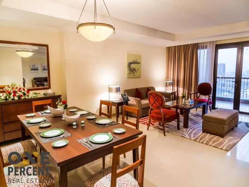 Residential Ready Property 2 Bedrooms F/F Apartment  for rent in Al Sadd , Doha #21707 - 1  image 