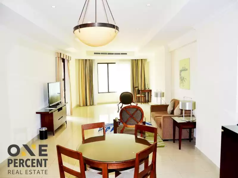 Résidentiel Propriété prête 1 chambre F / F Appartement  a louer au Al-Sadd , Doha #21716 - 1  image 