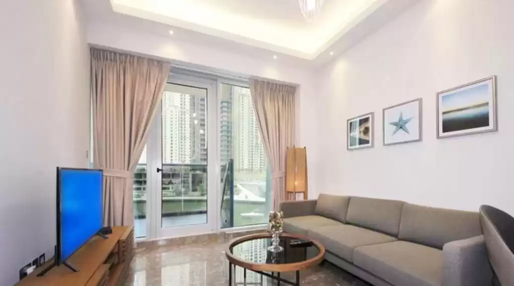 سكني عقار جاهز 1 غرفة  مفروش شقق فندقية  للإيجار في دبي #22385 - 1  صورة 
