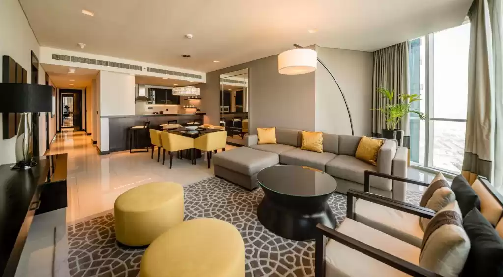 Residential Ready Property 3 Bedrooms F/F Hotel Apartments  for rent in Dubai #22460 - 1  image 