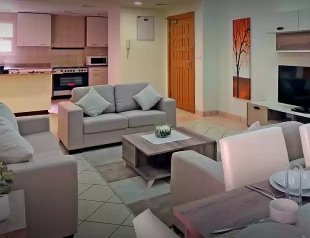 住宅 就绪物业 2 间卧室 楼/楼 公寓  出租 在 萨德 , 多哈 #22697 - 1  image 