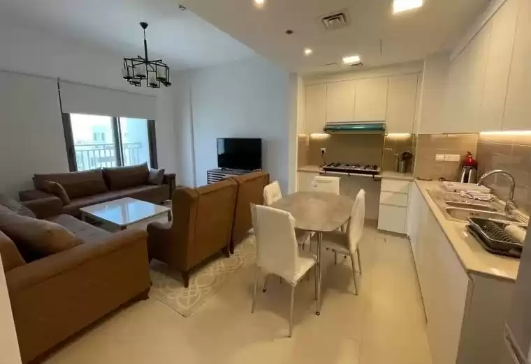 سكني عقار جاهز 2 غرف  مفروش شقة  للإيجار في دبي #23206 - 1  صورة 
