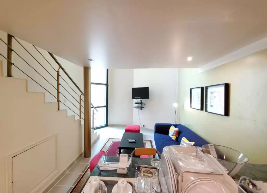 Residential Ready Property 1 Bedroom F/F Apartment  for rent in Kuwait #23583 - 1  image 