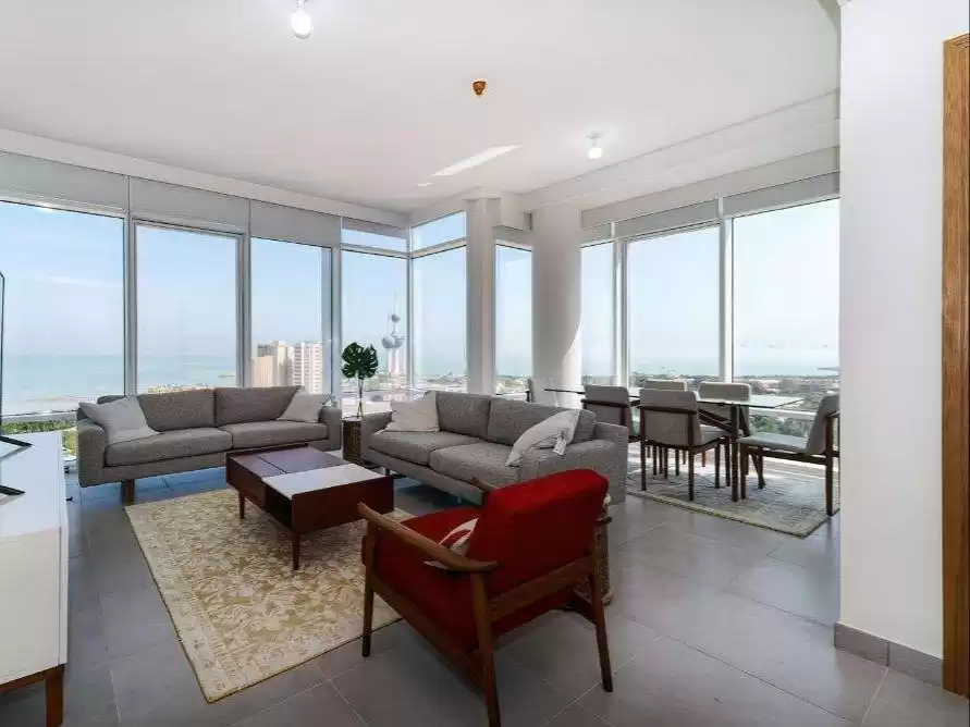 Wohn Klaar eigendom 2 Schlafzimmer F/F Wohnung  zu vermieten in Kuwait #23606 - 1  image 