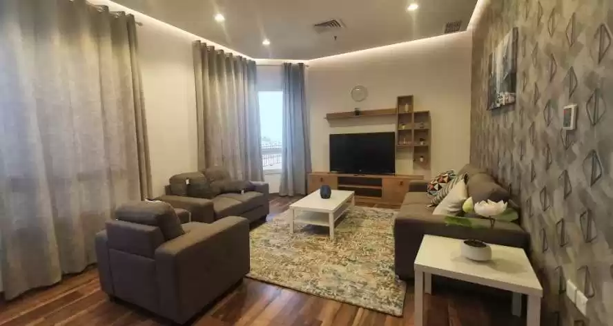 سكني عقار جاهز 1 غرفة  مفروش شقة  للإيجار في الكويت #23705 - 1  صورة 