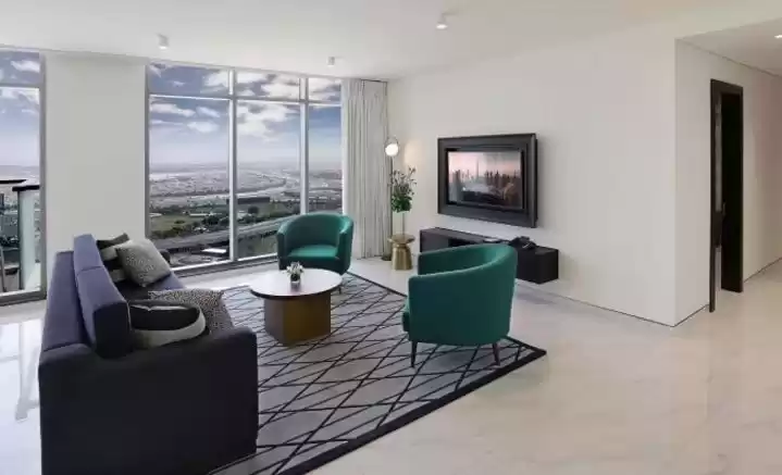 سكني عقار جاهز 3 غرف  مفروش شقق فندقية  للإيجار في دبي #23862 - 1  صورة 